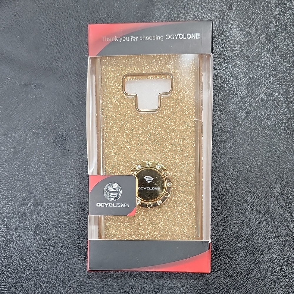 OCYCLONE GOLD GLITTER CELL PHONE CASE